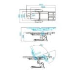 Ηλεκτρική Καρέκλα Αισθητικής Azzurro 708AS Pedi 3 Strong White - Image 2