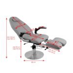 Υδραυλική Καρέκλα Ποδιατρικής Azzurro 713a Γκρι - Image 4