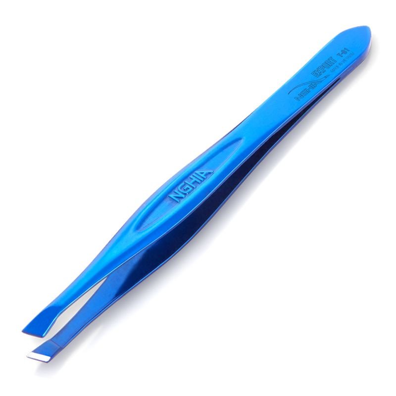 123098 Nghia export t-01 tweezers blue - Image 1