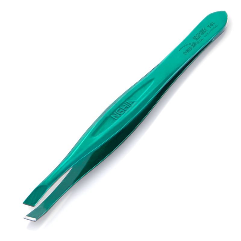 123099 Nghia export t-01 tweezers green - Image 1