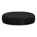 Terry Κάλυμμα Σκαμπό BLACK