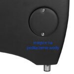 Λουτήρας Κομμωτηρίου Hair System HSB46 Μαύρος - Image 4