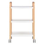 Τραπέζι Βοηθού Αισθητικής HS-09 Ξύλο - Λευκό - Image 2