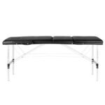 Τριμερές Mαύρο Kρεβάτι Mασάζ Aπό Aλουμίνιο - Image 4