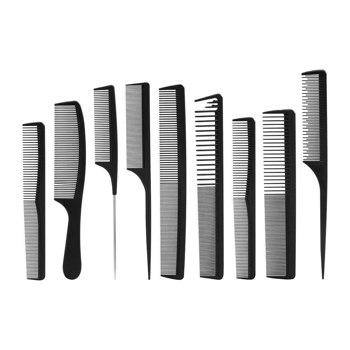 133296_01_2810 Σετ Χτένες Carbon N-20 9 Pcs - Image 1