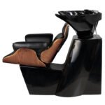 Λουτήρας Κομμωτηρίου Gabbiano Barber Florence Black Walnut - Image 2