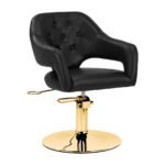 Καρέκλα Κομμωτηρίου Gabbiano Parma Gold Black