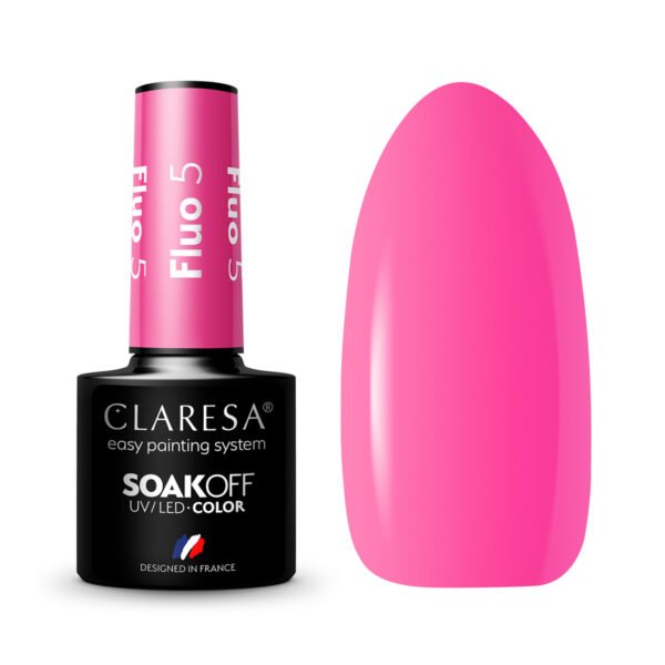 CLARESA Hybrid Νail Polish FLUO 5 -5g