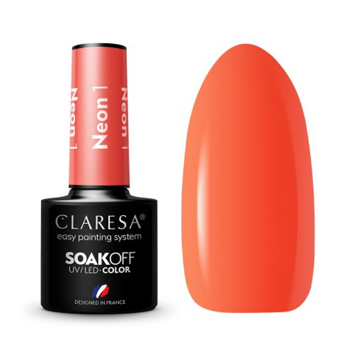 143302_1_2001 CLARESA Hybrid Nail Polish NEON 1 -5g - Image 1