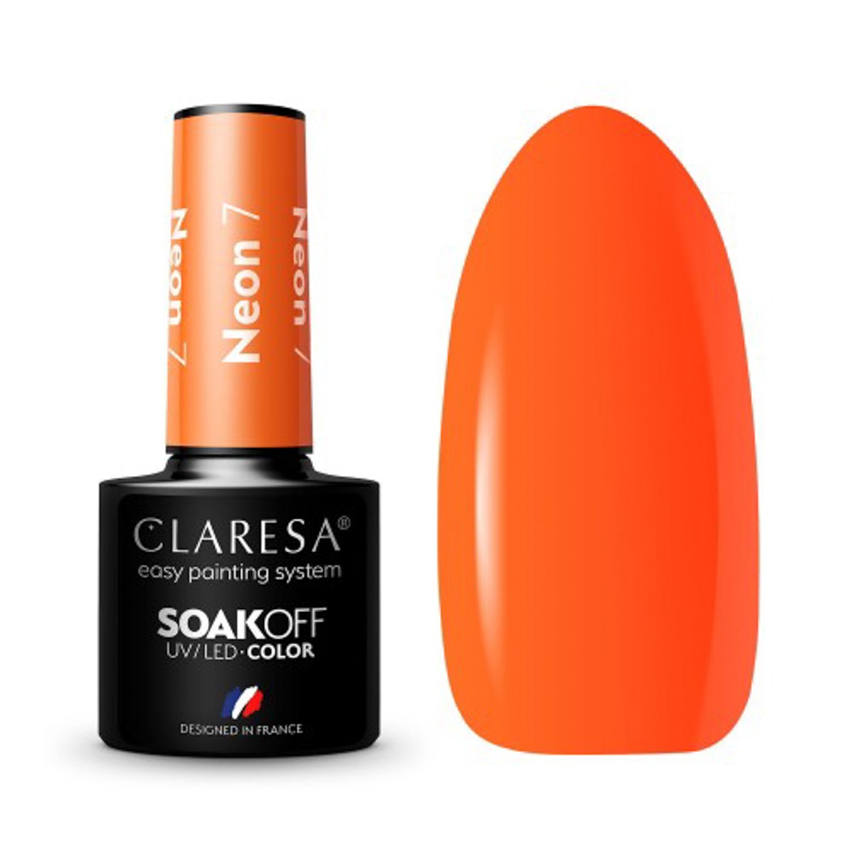 143308_1_2001 CLARESA Hybrid Nail Polish NEON 7 -5g - Image 1