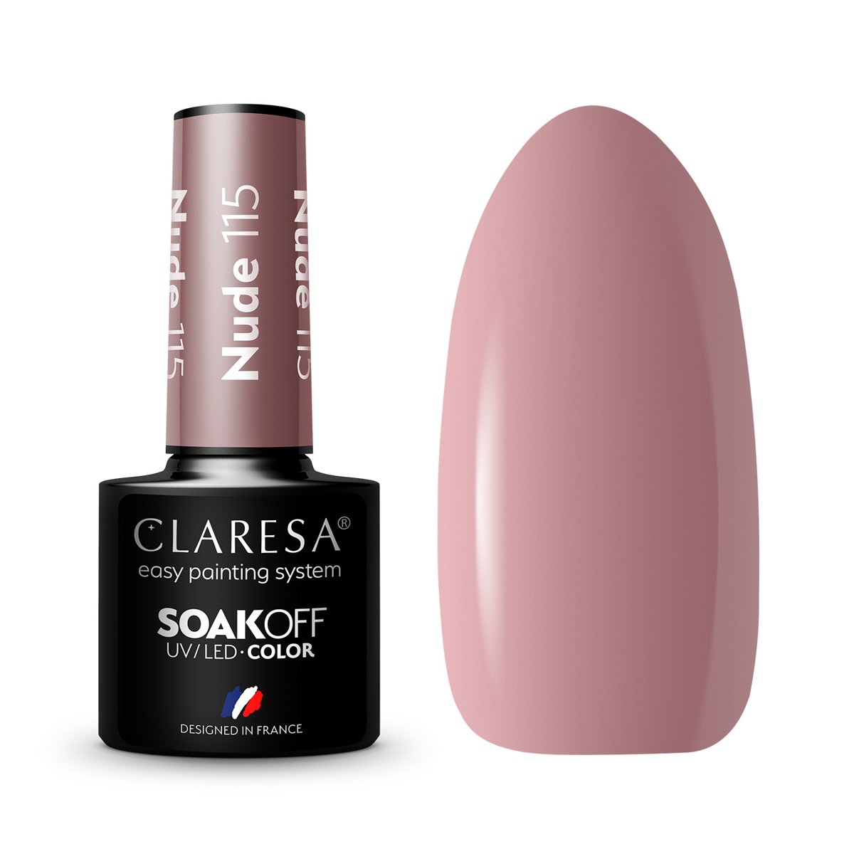 143321_1_2001 CLARESA Hybrid Nail Polish NUDE 115 -5g - Image 1