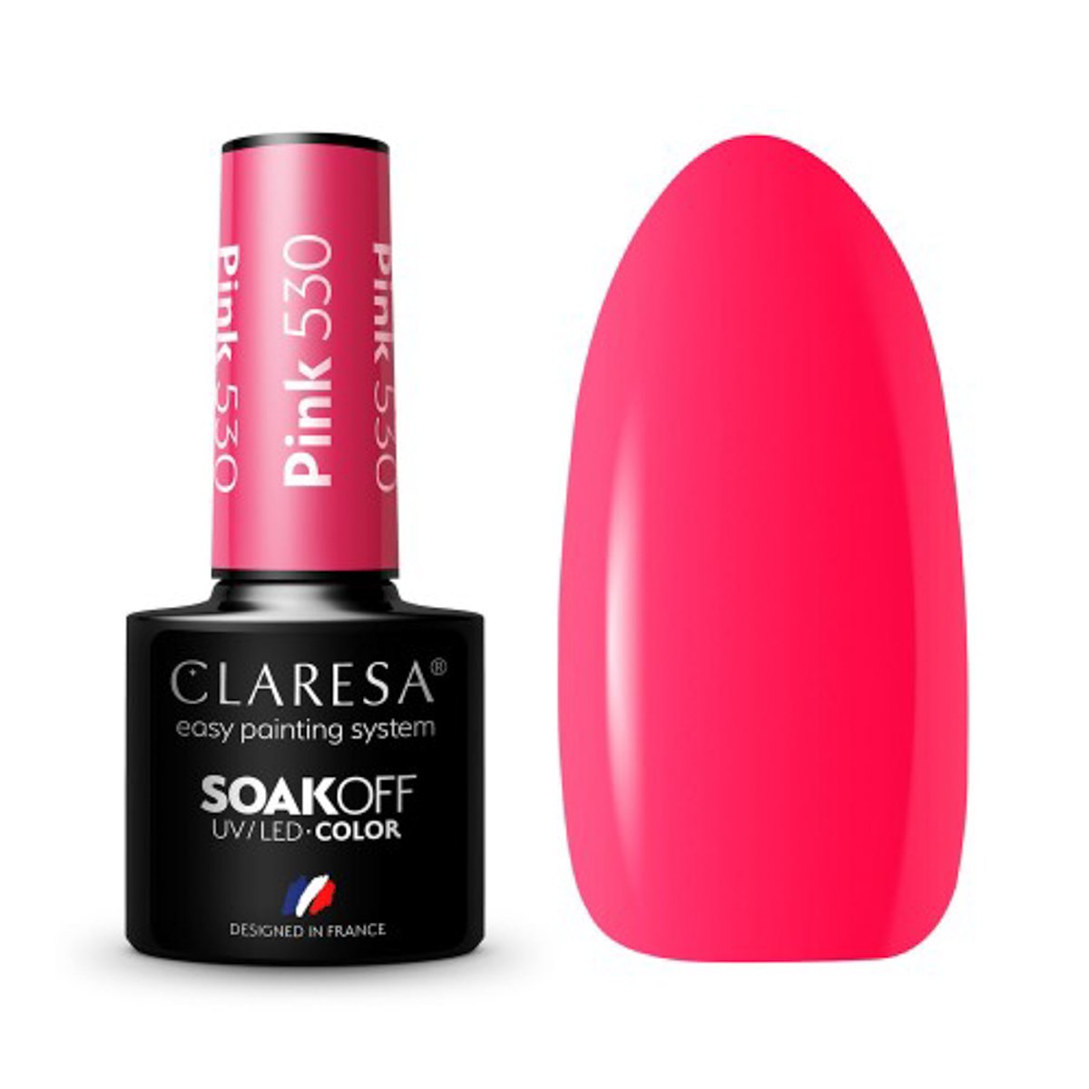 143344_1_2001 CLARESA Hybrid Nail Polish PINK 530 -5g - Image 1
