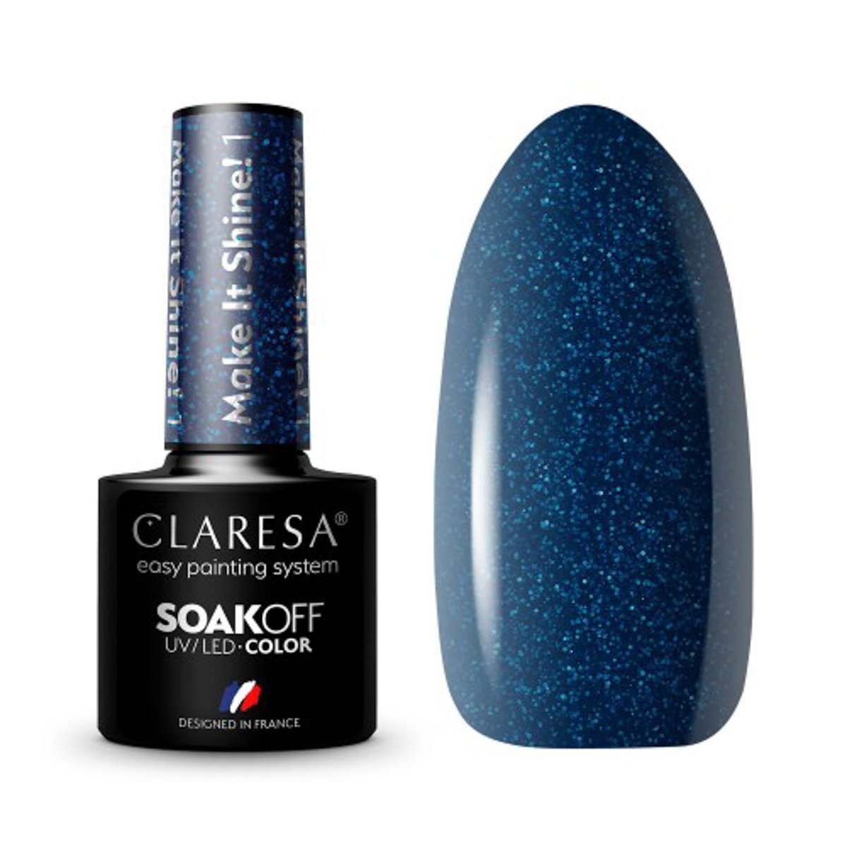 143477_1_2001 CLARESA Hybrid Nail Polish Make It Shine! 1-5g - Image 1