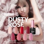 CLARESA Hybrid Nail Polish DUSTY ROSE 1 -5g - Image 3