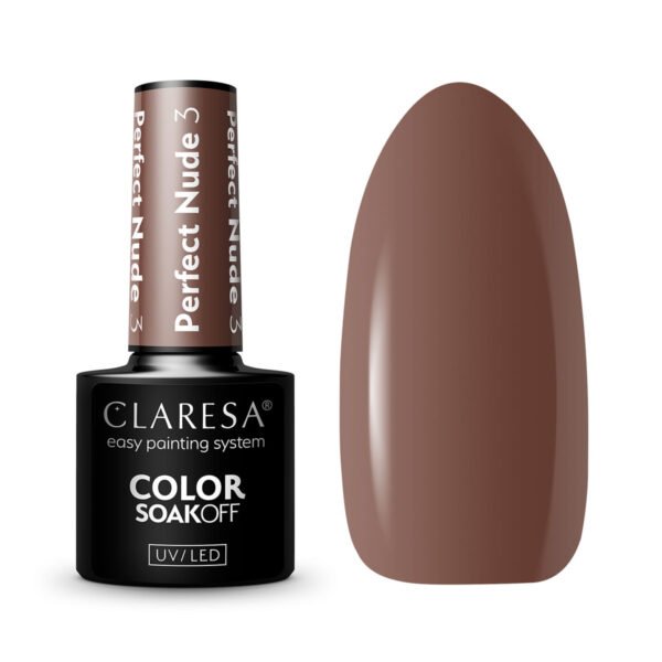 CLARESA Hybrid Nail Polish PERFECT NUDE 3 -5g
