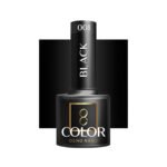OCHO NAILS Hybrid Nail Polish Black 002 -5 g