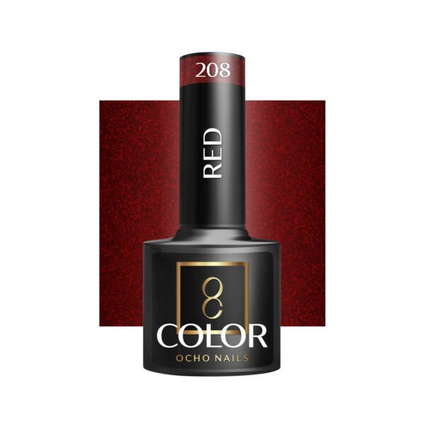 OCHO NAILS Hybrid Nail Polish Red 208 -5 g