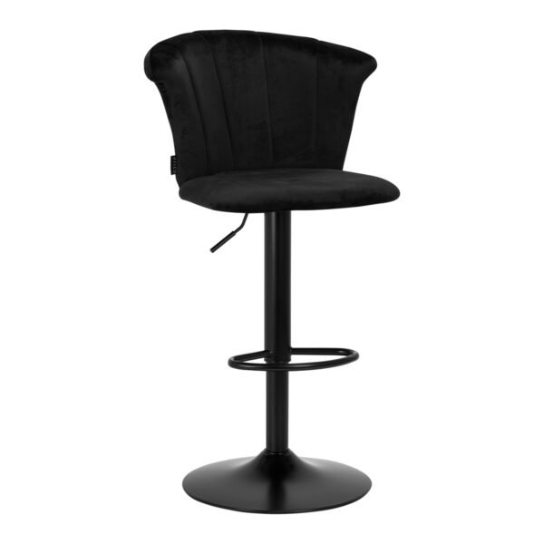 Σκαμπό 4Rico Bar Hocker QS-B801 Βlack Velvet
