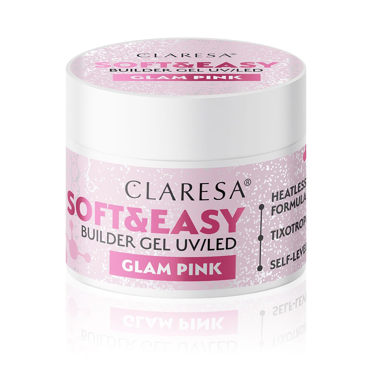 147841_01_0103 Claresa Builder Gel Soft&Easy Glam Pink 90g - Image 1