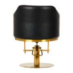 Καρέκλα Κομμωτηρίου Burgos Μαύρο Χρυσό - Image 4