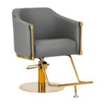 Καρέκλα Κομμωτηρίου Burgos Χρυσό Γκρι
