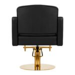 Καρέκλα Κομμωτηρίου Gabbiano Turyn Black Gold - Image 3