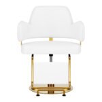 Καρέκλα Κομμωτηρίου Gabbiano Linz NQ Χρυσό Λευκό - Image 2
