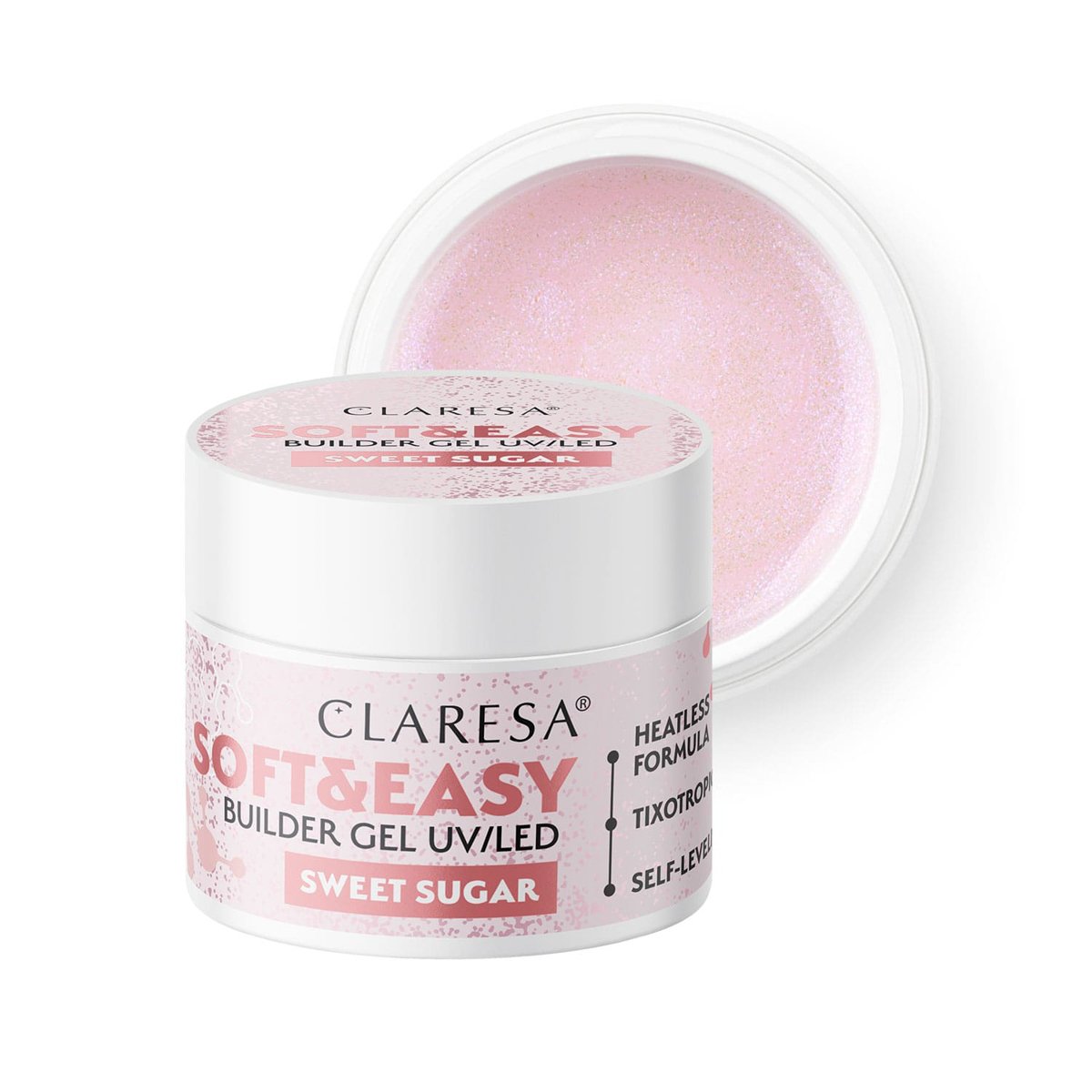 148359_01_0208 Claresa Soft&Easy Builder Gel Sweet Sugar 45g - Image 1