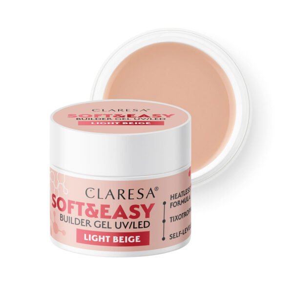 Claresa Soft&Easy Building Gel Light Beige 90g