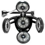 Επιτοίχιο Gabbiano Infrazone GD-505W Black