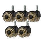 Σετ Τροχών Σκαμπό Roll Speed ​​Duo Πρεσαριστό  5 Τεμαχίων