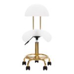 Cosmetic stool 6001-G gold white second category - Image 3