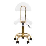 Cosmetic stool 6001-G gold white second category - Image 4