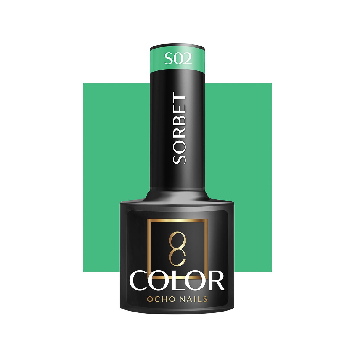 Blank nail polish bottle for mockup design and branding presenta OCHO NAILS Hybrid Nail Polish Sorbet S02 -5 g - Image 1