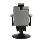 Πολυθρόνα Κουρείου Gabbiano Levi Με Μαύρο Σκελετό Γκρι Χωρίς Ραφές Στο Πίσω Μέρος - Image 3