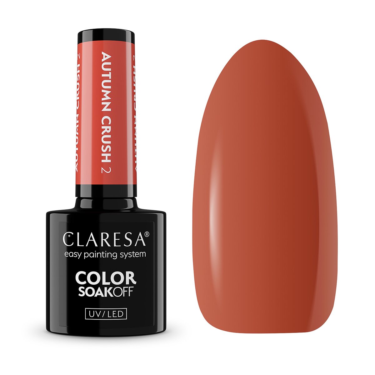 155608_01_2609 CLARESA HYBRID NAIL POLISH AUTUMN CRUSH 2 5G - Image 1
