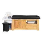 Gabbiano Head Spa Bali Hair Washing Bed Black - Image 3