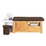 Gabbiano Head Spa Bali Hair Washing Bed Brown - Image 3