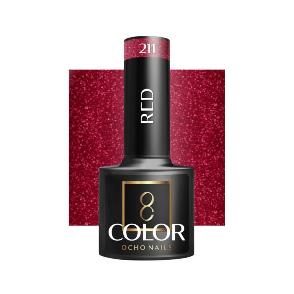 OCHO NAILS Hybrid Nail Polish Red 211 -5 g