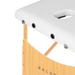 BALANCE Ξύλινο Πτυσσόμενο Τραπέζι Μασάζ  190x70 Λευκό - Image 4