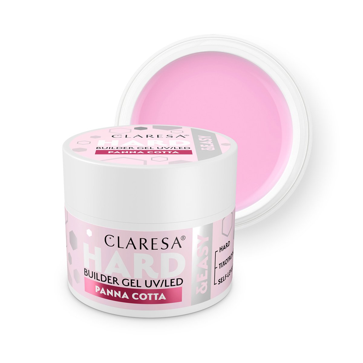 155605_01_1811 CLARESA HARD&EASY BUILDER GEL PANNA COTTA 12g - Image 1
