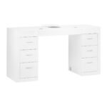 Γραφείο Μανικιούρ 324 Με Απορροφητήρα Σκόνης Λευκό