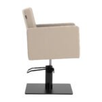 Πολυθρόνα Κομμωτηρίου Gabbiano Vitoria Γκρι-Μπεζ - Image 3
