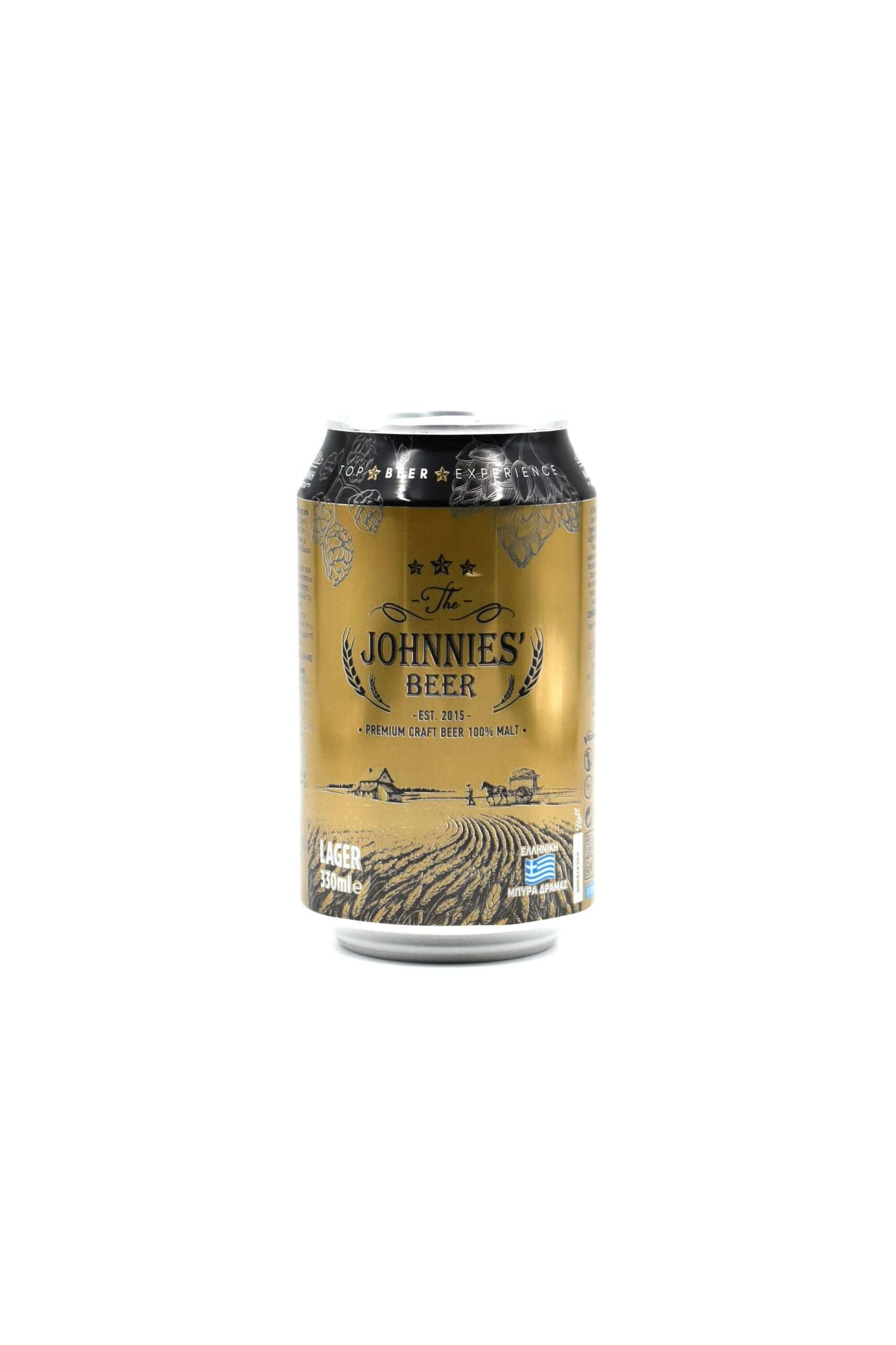 JOHNNIES-CAN-LAGER-330ml-scaled JOHNNIES’ LAGER 330 ml Kουτί - Image 1