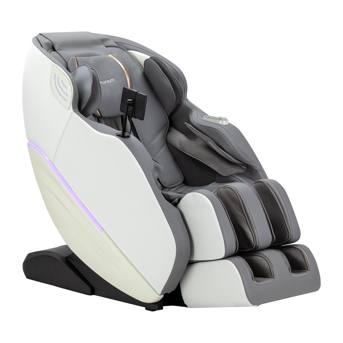 154186_01_1203 Πολυθρόνα Μασάζ 3D Sakura Maximus 809 Λευκή Και Γκρι - Image 1