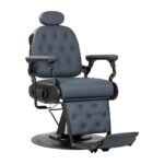 Barber chair Gabbiano Francesco graphite with brushed frame second class