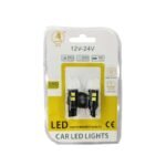 EJC Λάμπες Αυτοκινήτου T10-4014-30SMD 12V-24 2τμχ ψυχρό φως – LED light