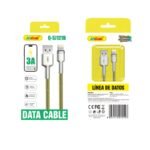 Andowl Καλώδιο δεδομένων USB σε Lightning– 3A Q-SJ121B - Data Cable
