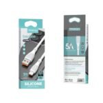 Treqa Καλώδιο Φόρτισης και Δεδομένων USB σε Type-C 5A Σιλικόνης 1m CA-8983 – USB to Type-C 5A Silicone Data Cable