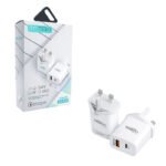 Treqa Φορτιστής Γρήγορης Φόρτισης PD 38W με Θύρα USB και Type C CH-635 - Fast Charging